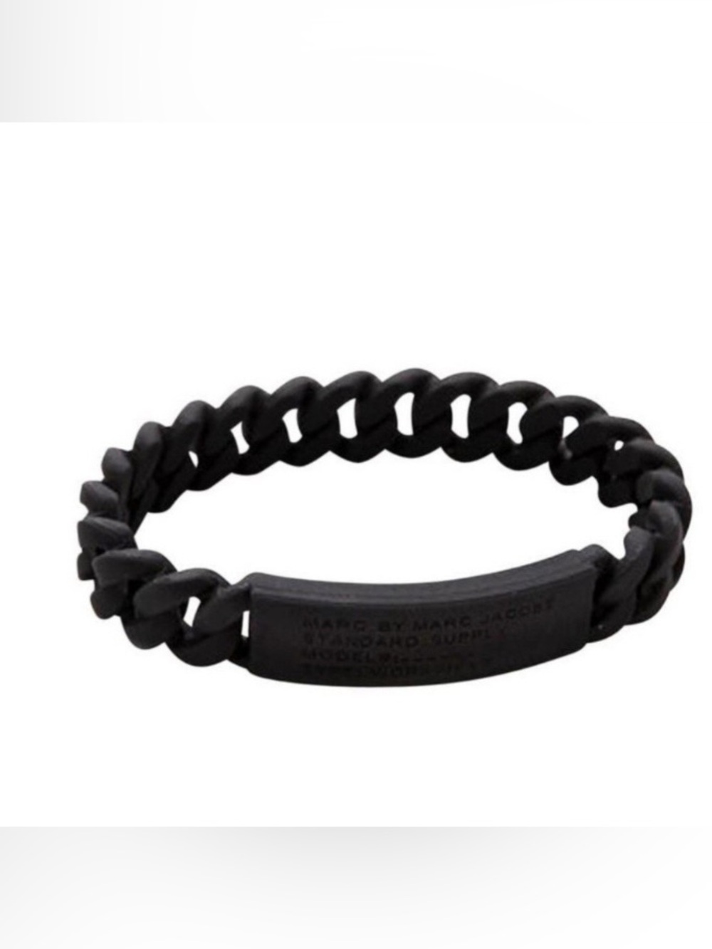 Marc By Marc Jacobs Braided Silicone Rubber Bracelet